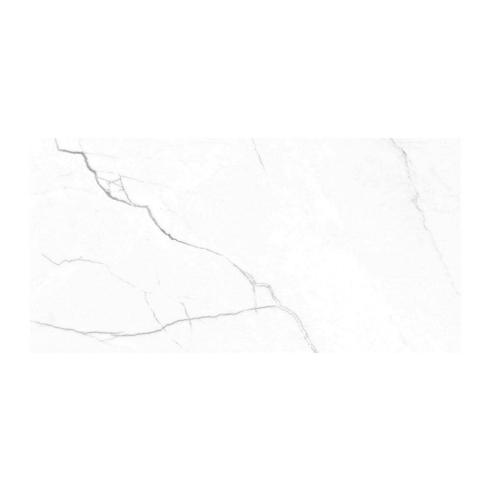 12x24 Decoria Exora White Polished Marble Look Porcelain Tile 12x24 Decoria Exora White Polished Marble Look Porcelain Tile - American Tile Depot
