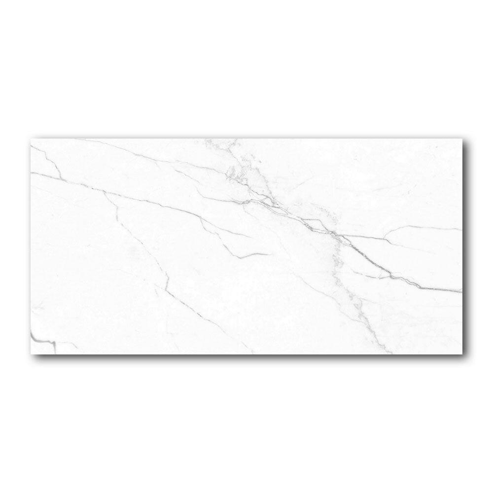 12x24 Decoria Exora White Polished Marble Look Porcelain Tile 12x24 Decoria Exora White Polished Marble Look Porcelain Tile - American Tile Depot