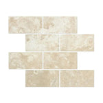 12x24 Durango Cream Travertine Filled & Honed Tile - American Tile Depot