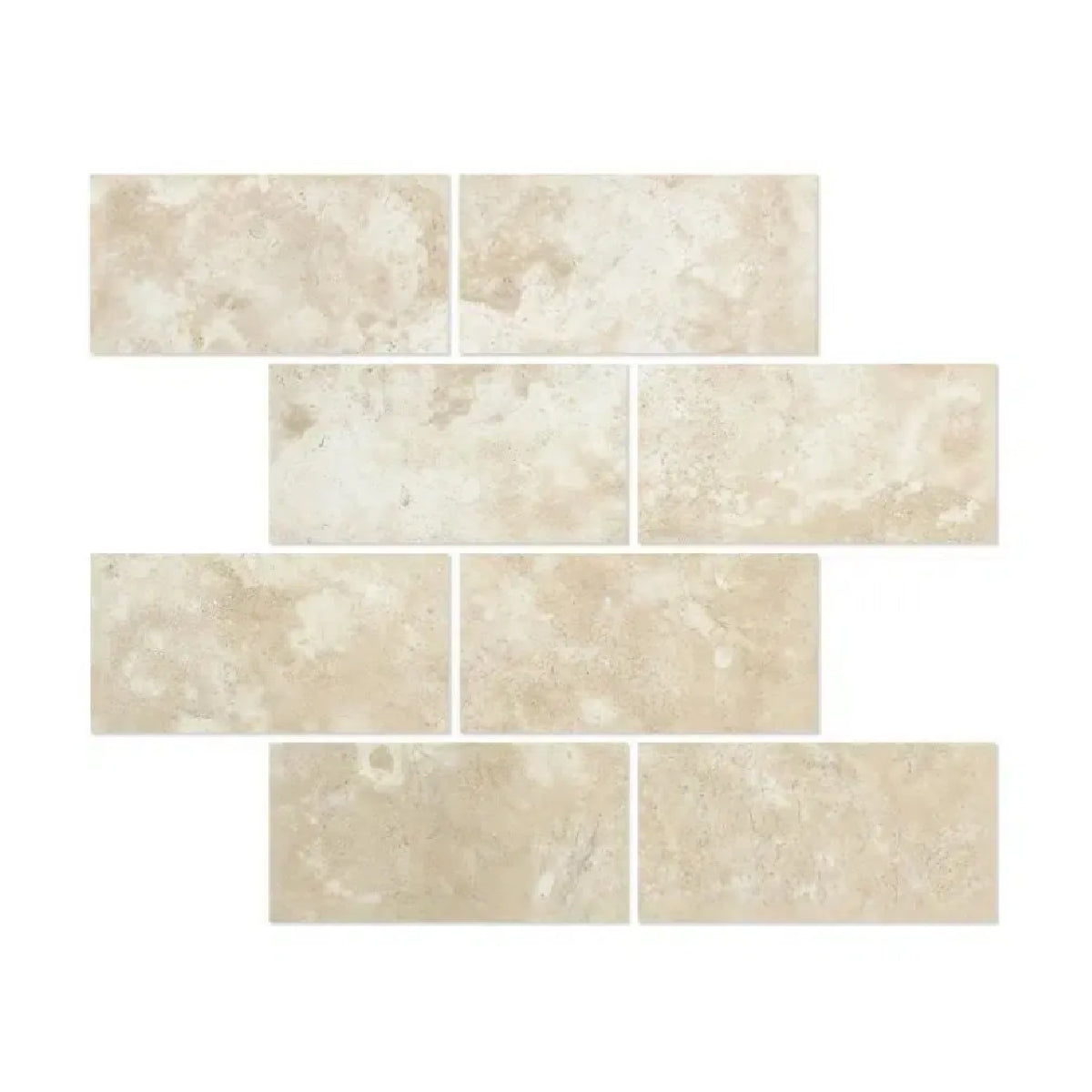 12x24 Durango Cream Travertine Filled & Honed Tile