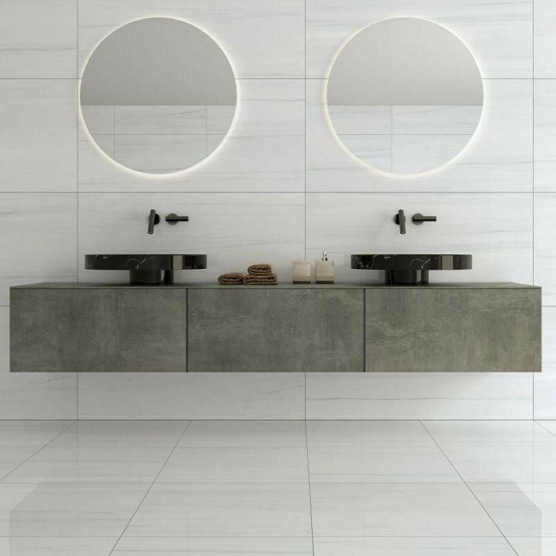 12x24 Elite Dolomite Supreme Matte Marble Look Porcelain Tile 12x24 Elite Dolomite Supreme Matte Marble Look Porcelain Tile - American Tile Depot