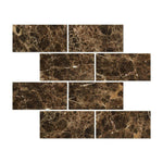 12x24 Emperador Dark Marble Polished Tile 12x24 Emperador Dark Marble Polished Tile - American Tile Depot