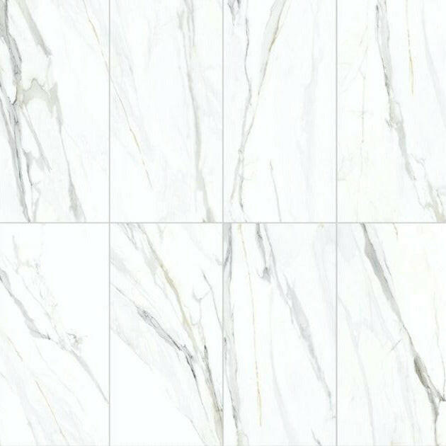 12x24 Emporio Calacatta Matte Marble Look Porcelain Tile 12x24 Emporio Calacatta Matte Marble Look Porcelain Tile - American Tile Depot