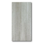 12x24 Fluvora Silver Lappato Semi-polished Travertine Look Porcelain Tile 12x24 Fluvora Silver Lappato Semi-polished Travertine Look Porcelain Tile - American Tile Depot