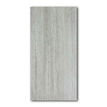 12x24 Fluvora Silver Matte Travertine Look Porcelain Tile 12x24 Fluvora Silver Matte Travertine Look Porcelain Tile - American Tile Depot
