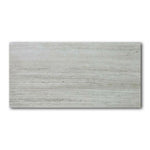 12x24 Fluvora Silver Matte Travertine Look Porcelain Tile 12x24 Fluvora Silver Matte Travertine Look Porcelain Tile - American Tile Depot
