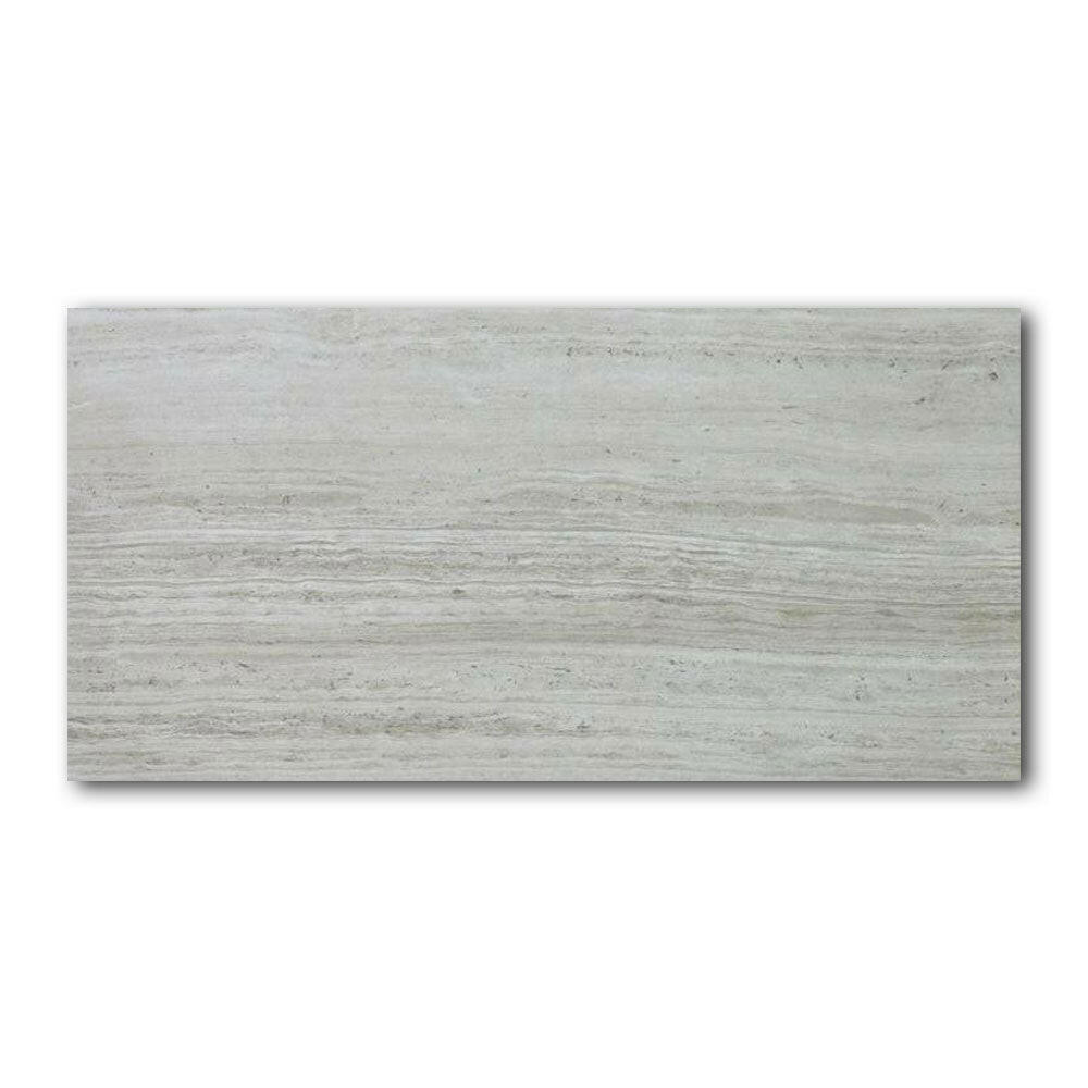 12x24 Fluvora Silver Matte Travertine Look Porcelain Tile 12x24 Fluvora Silver Matte Travertine Look Porcelain Tile - American Tile Depot