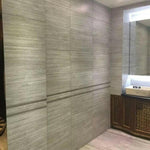 12x24 Fluvora Silver Matte Travertine Look Porcelain Tile 12x24 Fluvora Silver Matte Travertine Look Porcelain Tile - American Tile Depot