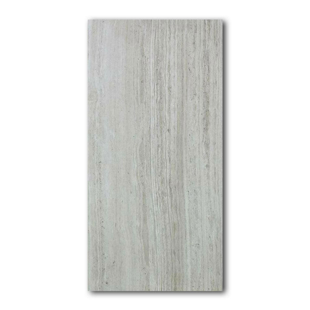 12x24 Fluvora Silver Matte Travertine Look Porcelain Tile 12x24 Fluvora Silver Matte Travertine Look Porcelain Tile - American Tile Depot