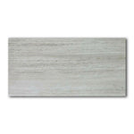12x24 Fluvora Silver Matte Travertine Look Porcelain Tile 12x24 Fluvora Silver Matte Travertine Look Porcelain Tile - American Tile Depot