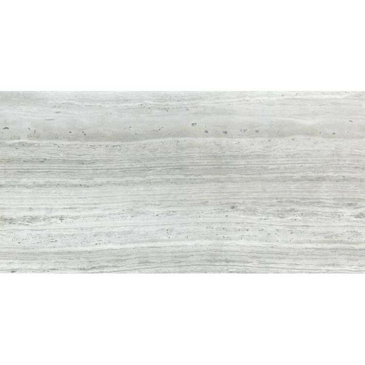 12x24 Fluvora White Lappato Semi-Polished Travertine Look Porcelain Tile 12x24 Fluvora White Lappato Semi-Polished Travertine Look Porcelain Tile - American Tile Depot
