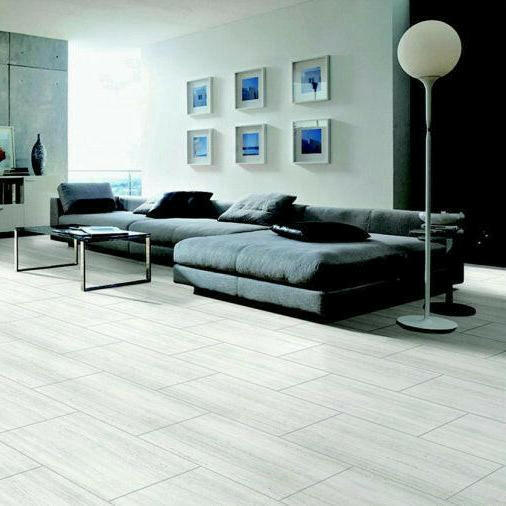 12x24 Fluvora White Lappato Semi-Polished Travertine Look Porcelain Tile 12x24 Fluvora White Lappato Semi-Polished Travertine Look Porcelain Tile - American Tile Depot