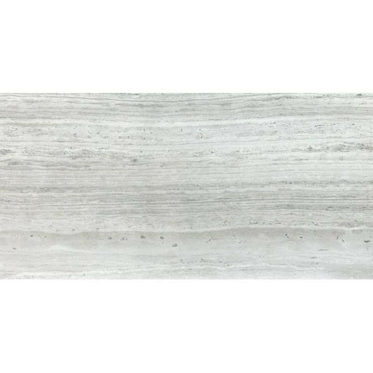 12x24 Fluvora White Lappato Semi-Polished Travertine Look Porcelain Tile 12x24 Fluvora White Lappato Semi-Polished Travertine Look Porcelain Tile - American Tile Depot