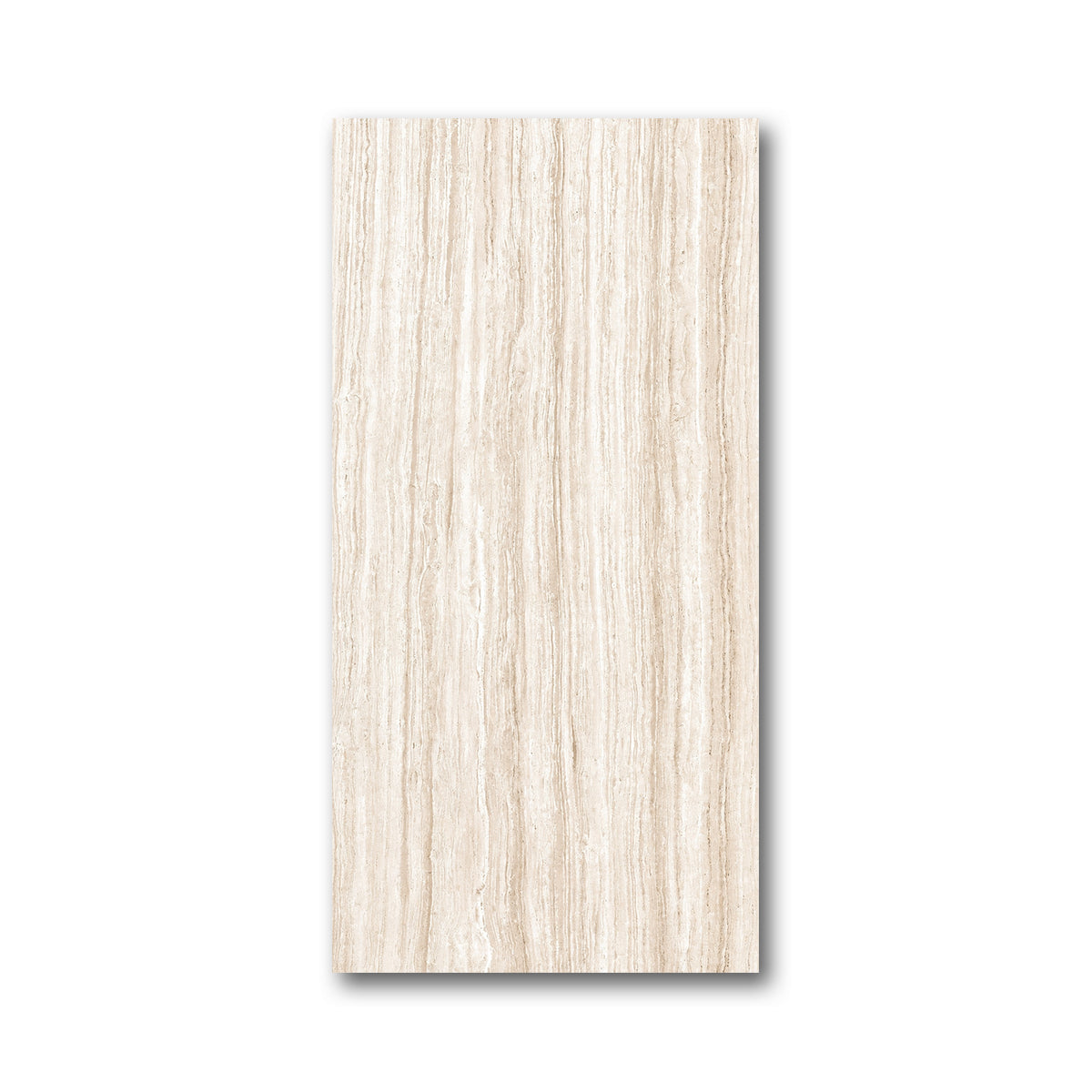 12x24 Fountain Almond Travertine Look Porcelain Tile - American Tile Depot