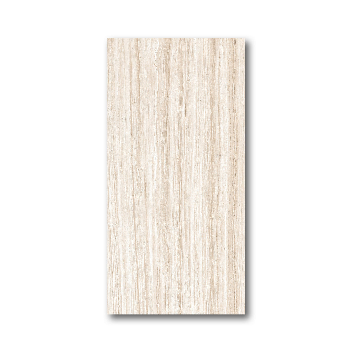 12x24 Fountain Almond Travertine Look Porcelain Tile - American Tile Depot