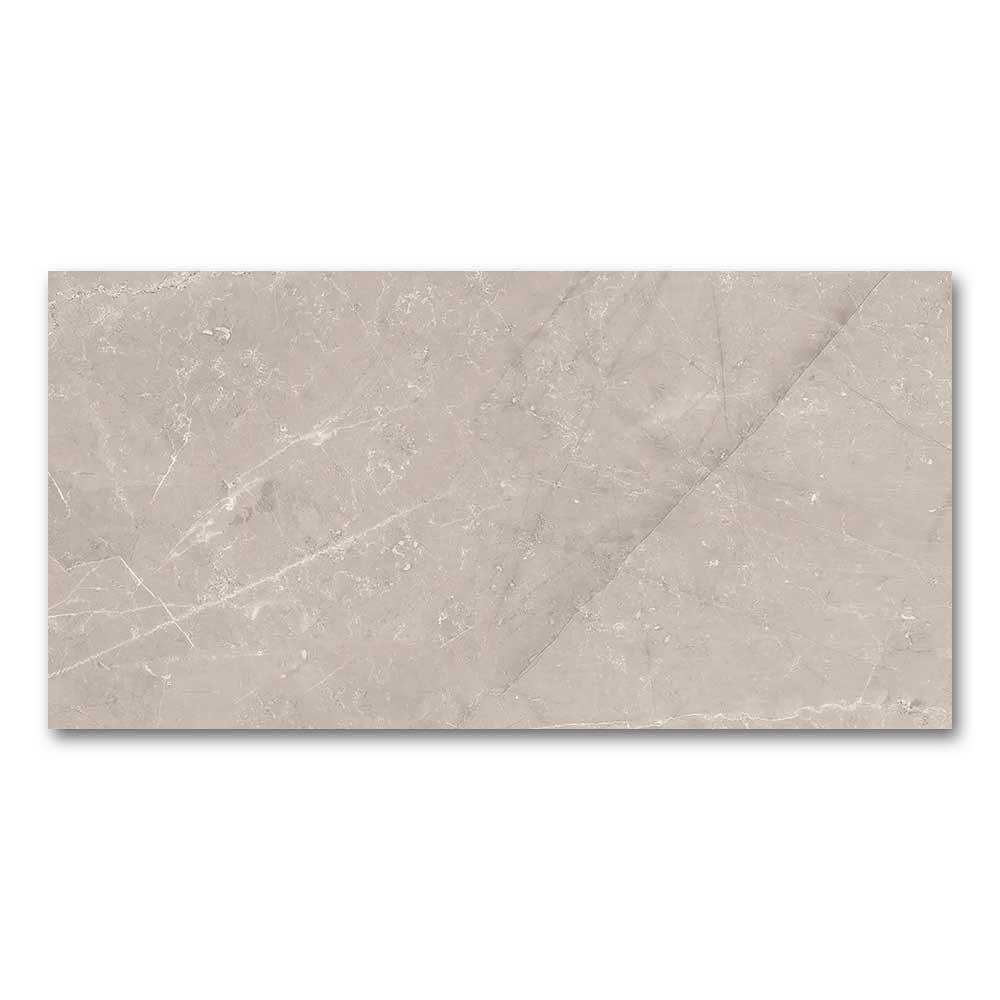 12x24 Gemma Etienne Gray Marble Look Glossy Porcelain Tile 12x24 Gemma Etienne Gray Marble Look Glossy Porcelain Tile - American Tile Depot