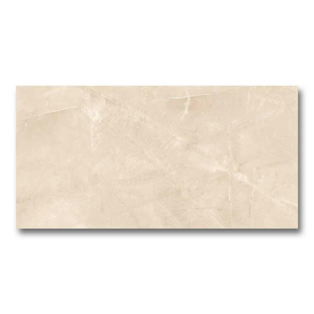 12x24 Gemstone Luxe Cream Marble Look Polished Porcelain Tile 12x24 Gemstone Luxe Cream Marble Look Polished Porcelain Tile - American Tile Depot