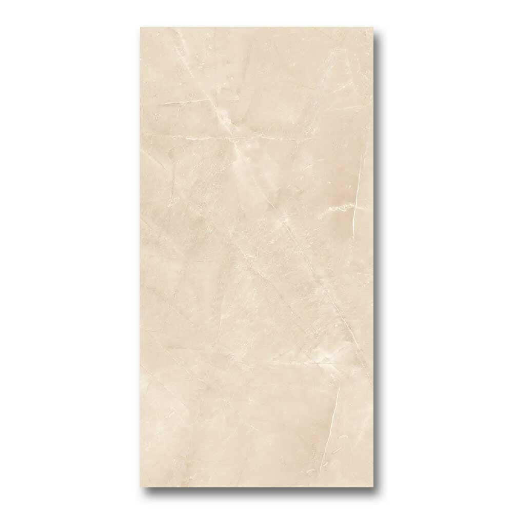 12x24 Gemstone Luxe Cream Marble Look Polished Porcelain Tile 12x24 Gemstone Luxe Cream Marble Look Polished Porcelain Tile - American Tile Depot