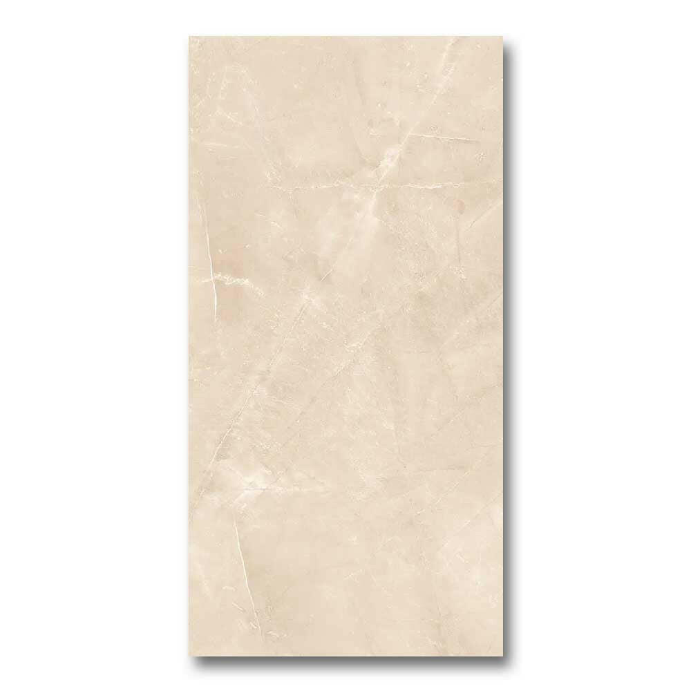 12x24 Gemstone Luxe Cream Marble Look Polished Porcelain Tile 12x24 Gemstone Luxe Cream Marble Look Polished Porcelain Tile - American Tile Depot