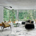 12x24 Genvora Argent Matte Marble Look Porcelain Tile 12x24 Genvora Argent Matte Marble Look Porcelain Tile - American Tile Depot
