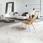 12x24 Genvora Blanc Glossy Marble Look Porcelain Tile 12x24 Genvora Blanc Glossy Marble Look Porcelain Tile - American Tile Depot