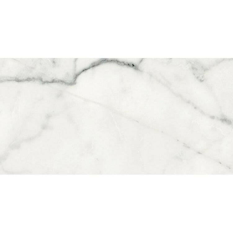 12x24 Genvora Blanc Glossy Marble Look Porcelain Tile 12x24 Genvora Blanc Glossy Marble Look Porcelain Tile - American Tile Depot