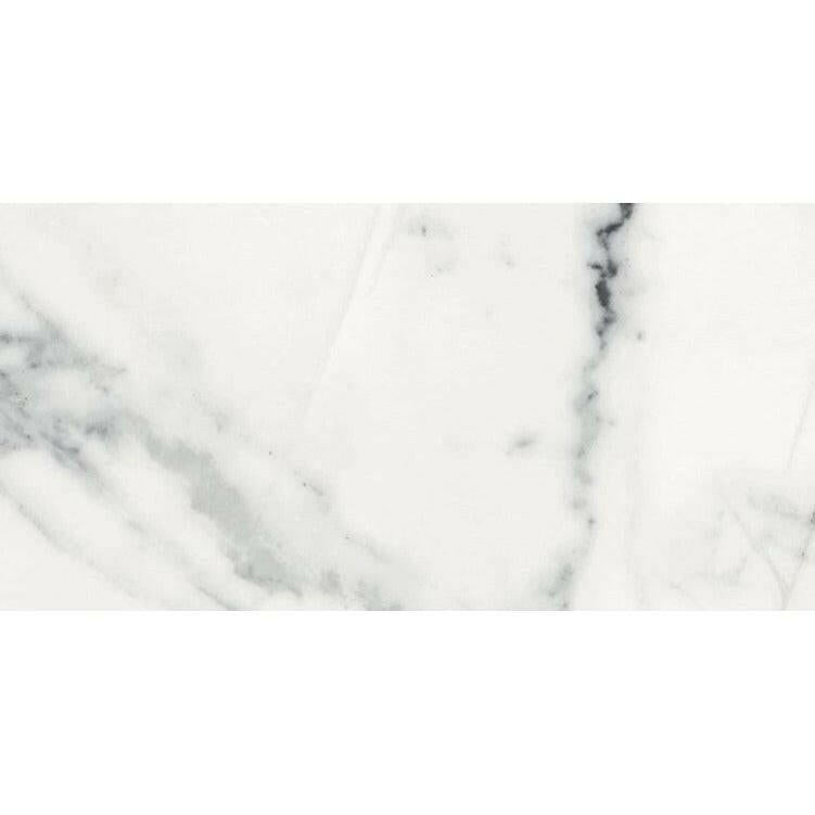 12x24 Genvora Blanc Glossy Marble Look Porcelain Tile 12x24 Genvora Blanc Glossy Marble Look Porcelain Tile - American Tile Depot
