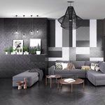 12x24 Harley Lux Black Semi-Polished Porcelain Tile 12x24 Harley Lux Black Semi-Polished Porcelain Tile - American Tile Depot