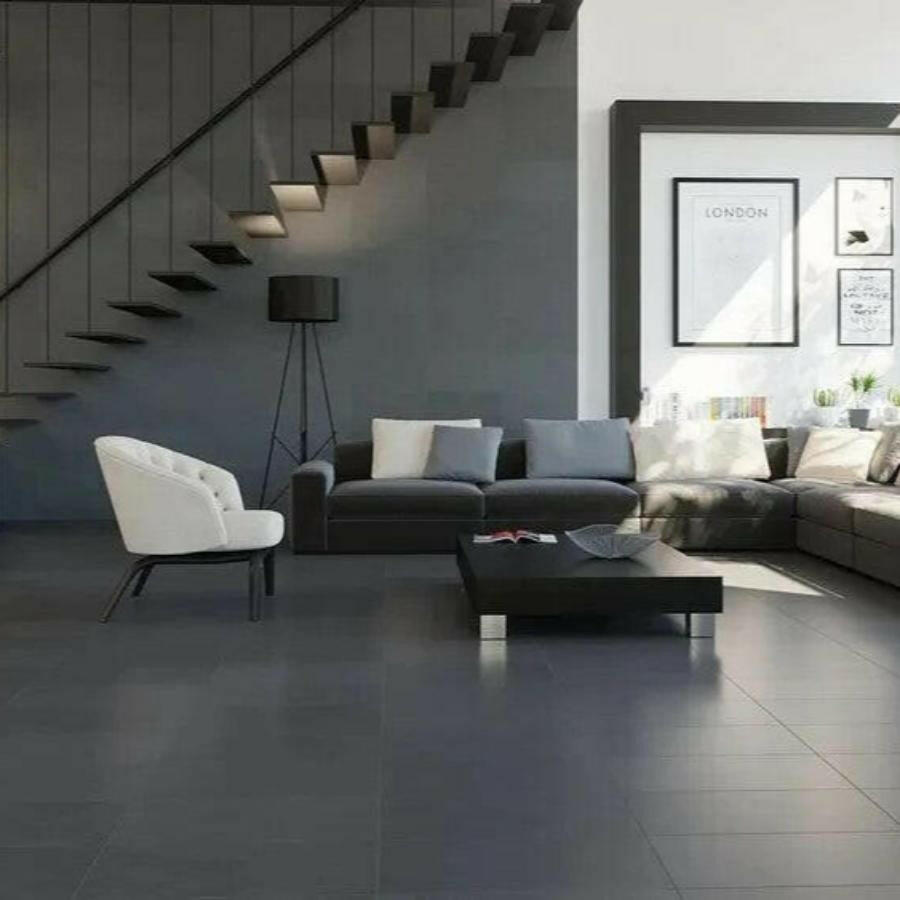 12x24 Harley Lux Graphite Semi-Polished Porcelain Tile 12x24 Harley Lux Graphite Semi-Polished Porcelain Tile - American Tile Depot