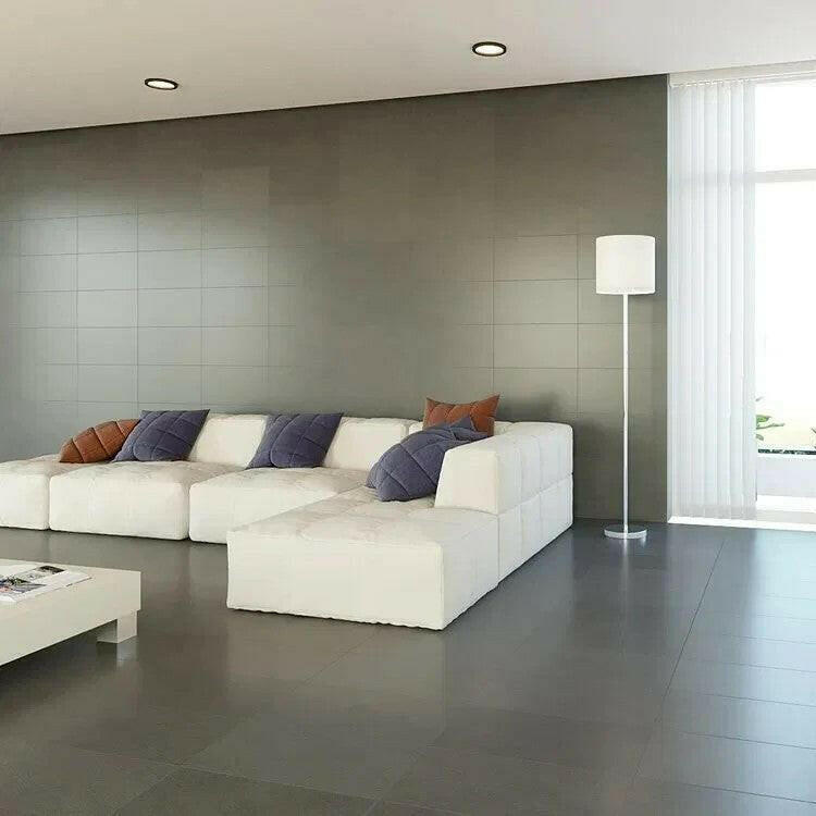 12x24 Harley Lux Graphite Semi-Polished Porcelain Tile 12x24 Harley Lux Graphite Semi-Polished Porcelain Tile - American Tile Depot