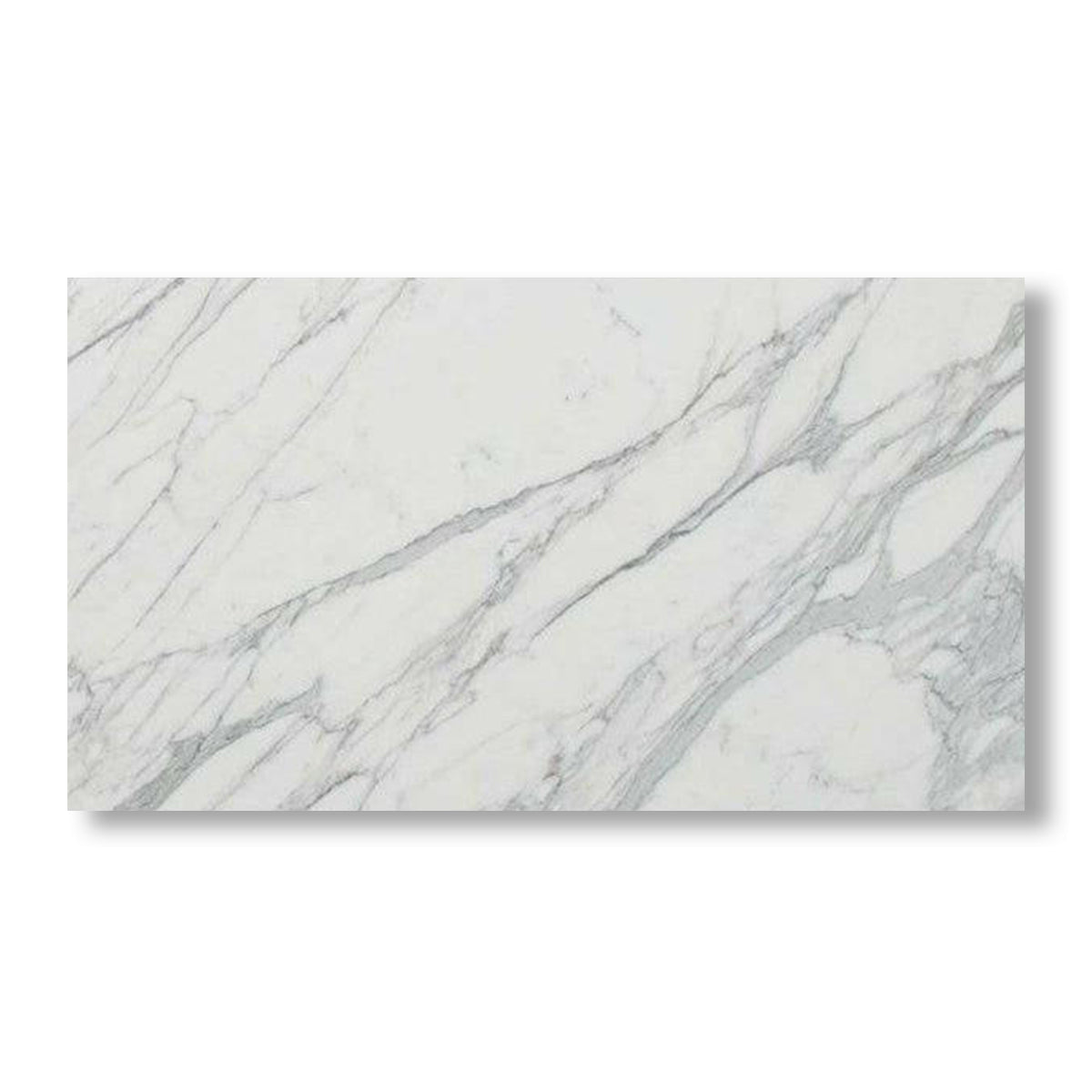 12x24 Italian Statuary White Marble Honed Tile