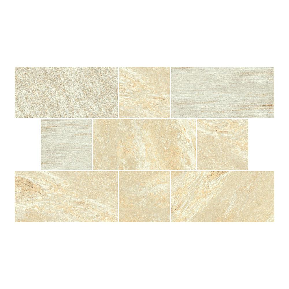 12x24 Italian Stones Cervino Natural Quartz Look Porcelain Tile 12x24 Italian Stones Cervino Natural Quartz Look Porcelain Tile - American Tile Depot