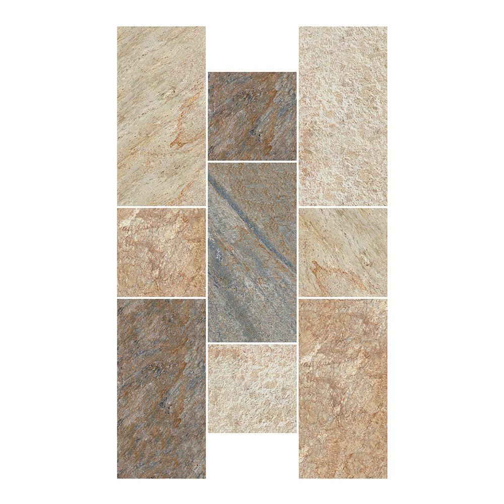 12x24 Italian Stones Stelvio Natural Quartz Look Porcelain Tile 12x24 Italian Stones Stelvio Natural Quartz Look Porcelain Tile - American Tile Depot