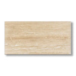 12x24 Ivory Travertine Vein Cut Filled & Honed Tile - American Tile Depot