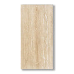 12x24 Ivory Travertine Vein Cut Filled & Polished Tile - American Tile Depot