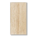 12x24 Ivory Travertine Vein Cut Filled & Honed Tile - American Tile Depot