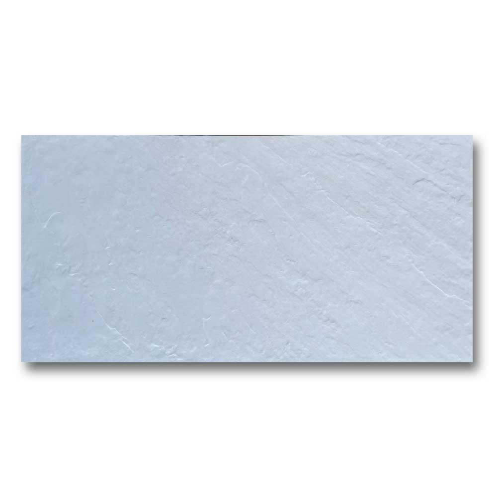 12x24 Lavagna White Matte Solid Color Porcelain Tile