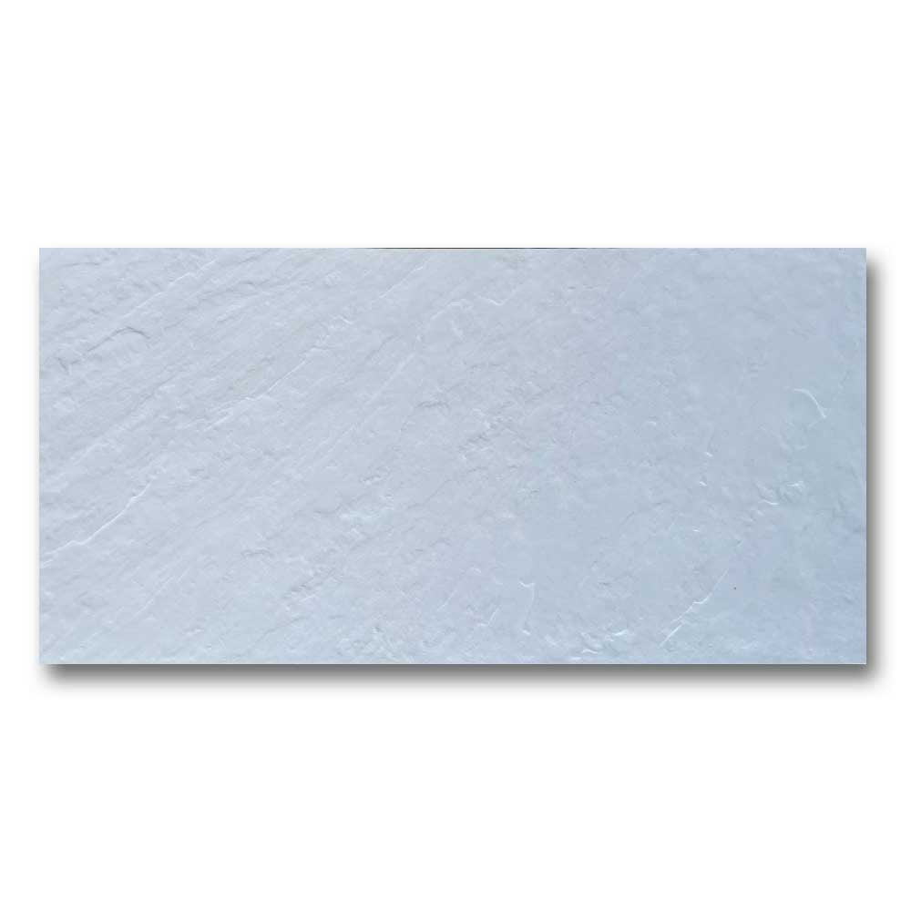 12x24 Lavagna White Matte Solid Color Porcelain Tile