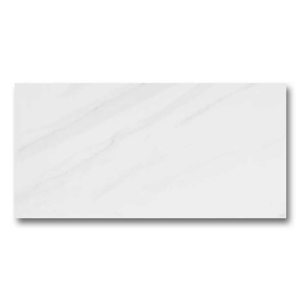 12x24 Lenci Blanco Polished Marble Look Porcelain Tile 12x24 Lenci Blanco Polished Marble Look Porcelain Tile - American Tile Depot