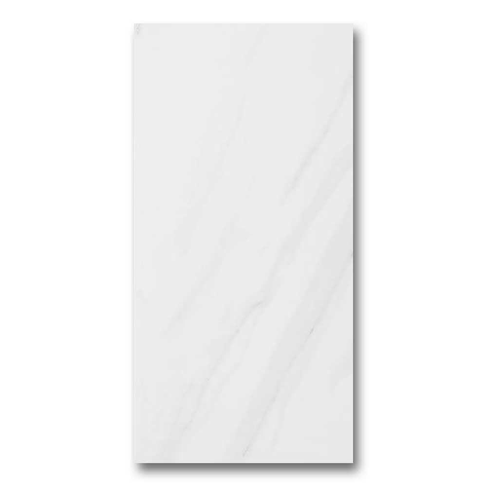 12x24 Lenci Blanco Polished Marble Look Porcelain Tile 12x24 Lenci Blanco Polished Marble Look Porcelain Tile - American Tile Depot