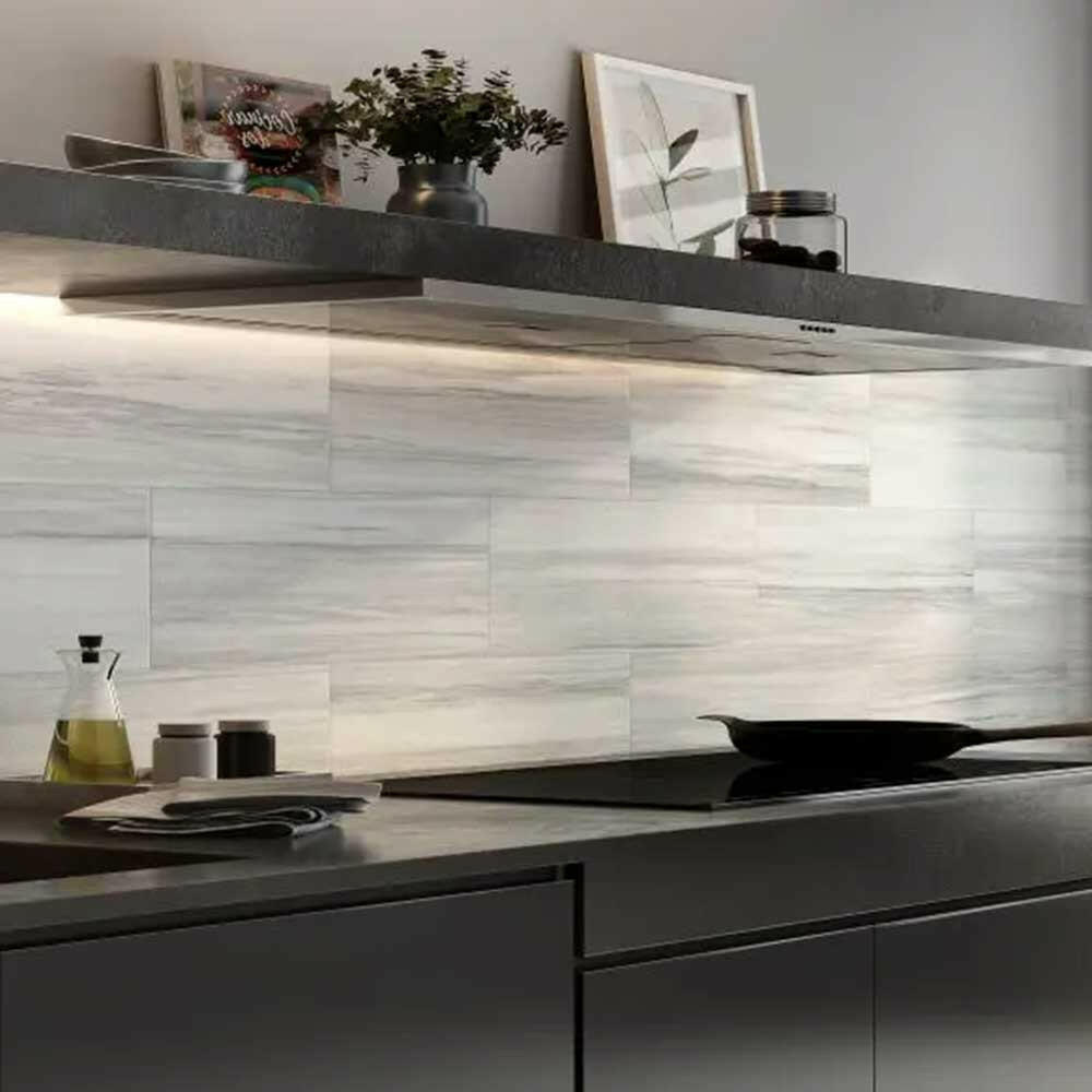 12x24 Lithos Arista Gray Marble Look Matte Porcelain Tile 12x24 Lithos Arista Gray Marble Look Matte Porcelain Tile - American Tile Depot