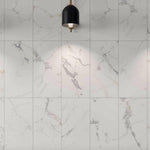 12x24 Lithos Nordica White Marble Look Matte Porcelain Tile 12x24 Lithos Nordica White Marble Look Matte Porcelain Tile - American Tile Depot