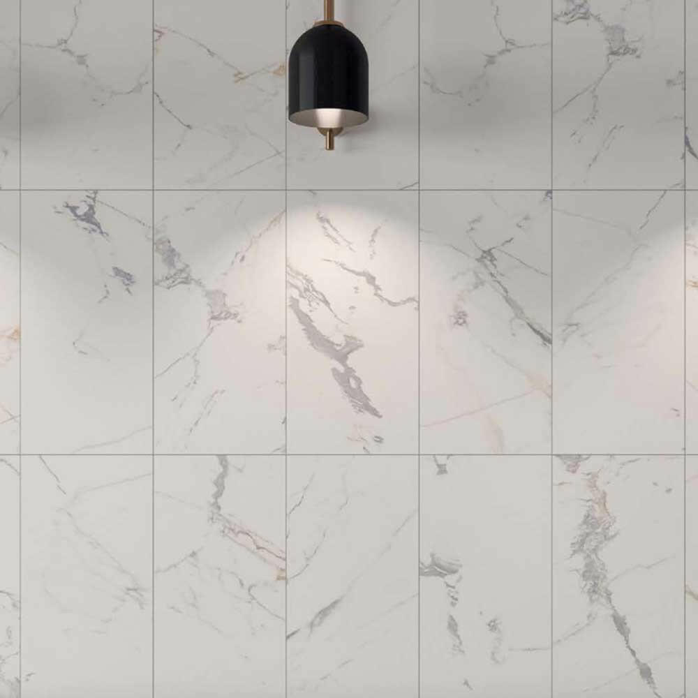 12x24 Lithos Nordica White Marble Look Matte Porcelain Tile 12x24 Lithos Nordica White Marble Look Matte Porcelain Tile - American Tile Depot