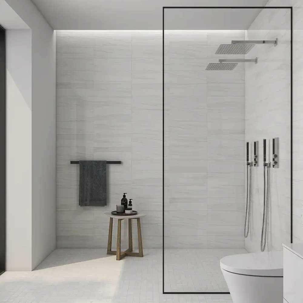 12x24 Lustra White Marble Look Matte Porcelain Tile 12x24 Lustra White Marble Look Matte Porcelain Tile - American Tile Depot