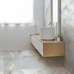 12x24 Maroona Bleu Glossy Onyx Look Porcelain Tile 12x24 Maroona Bleu Glossy Onyx Look Porcelain Tile - American Tile Depot