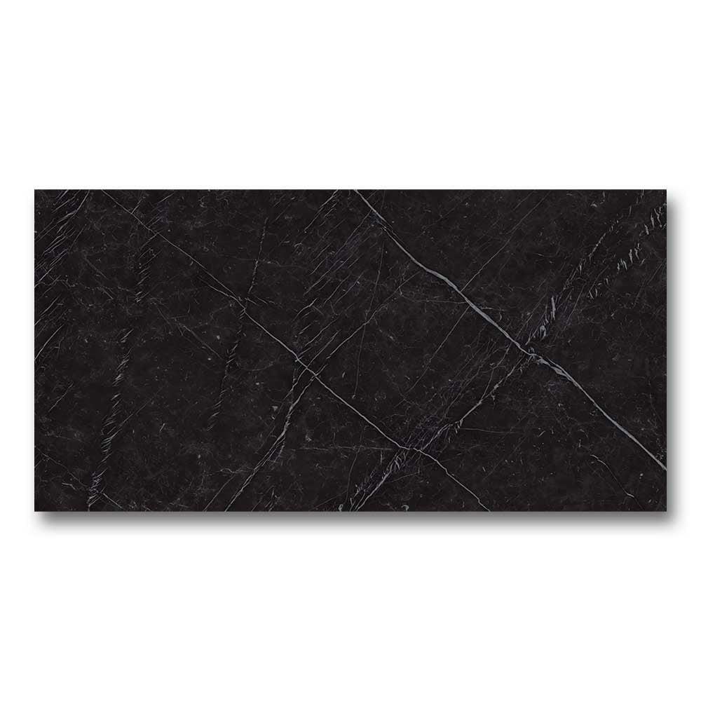 12x24 Marvel Nero Marquina Matte Marble Look Porcelain Tile 12x24 Marvel Nero Marquina Matte Marble Look Porcelain Tile - American Tile Depot