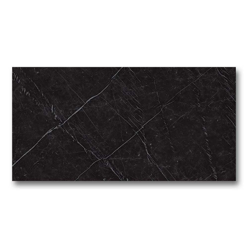 12x24 Marvel Nero Marquina Matte Marble Look Porcelain Tile 12x24 Marvel Nero Marquina Matte Marble Look Porcelain Tile - American Tile Depot