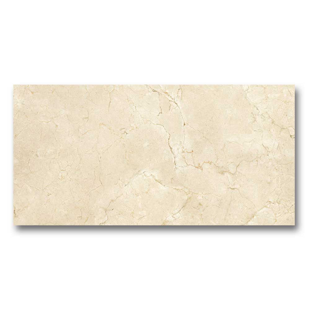 12x24 Merona Beige Matte Marble Look Porcelain Tile