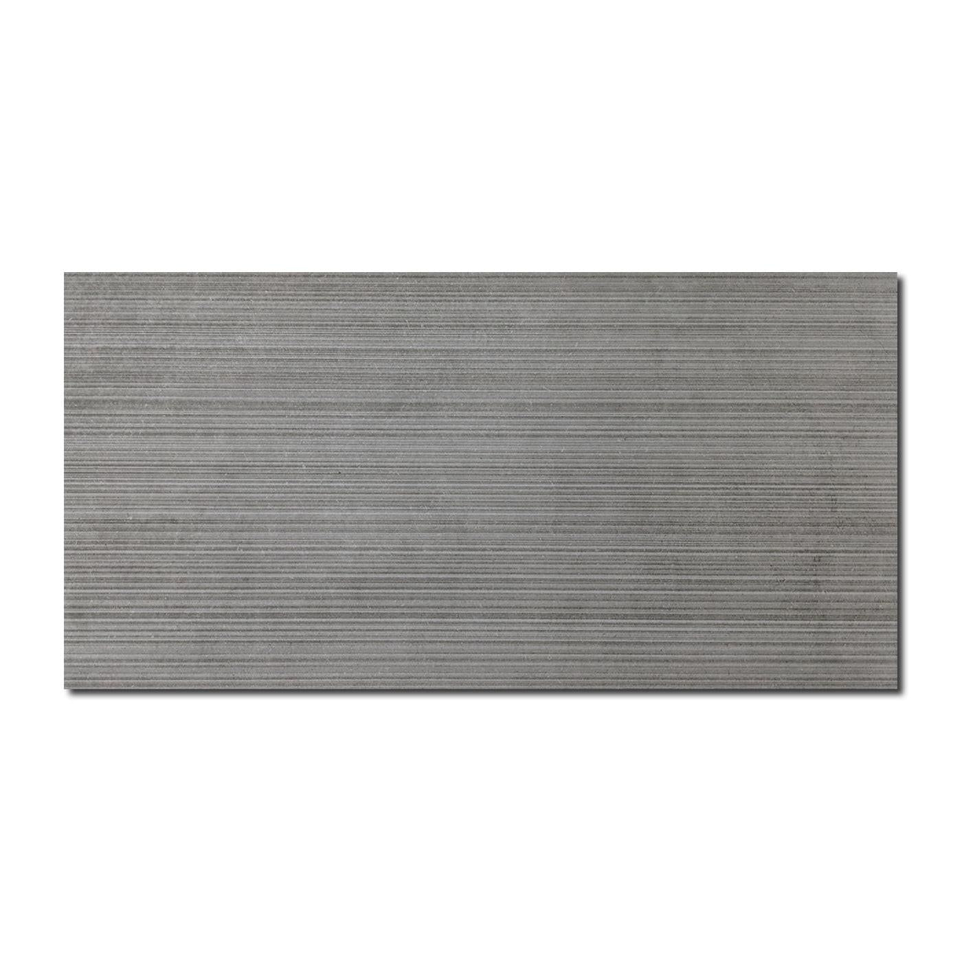12x24 Metropolitan Dark Stripes Matte Concrete Look Porcelain Tile 12x24 Metropolitan Dark Stripes Matte Concrete Look Porcelain Tile - American Tile Depot