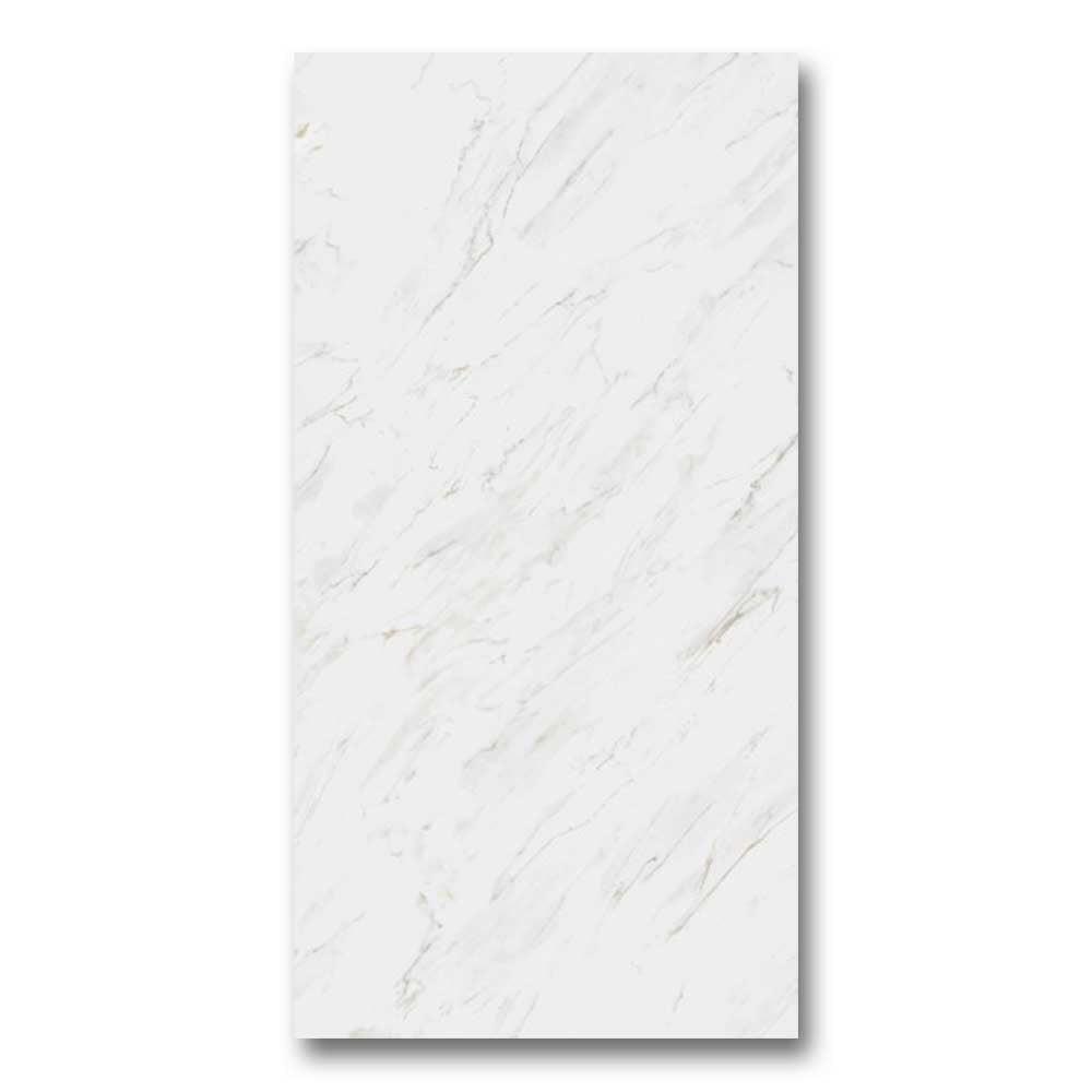 12x24 Minuet Bianco Polished Marble Look Ceramic Tile 12x24 Minuet Bianco Polished Marble Look Ceramic Tile - American Tile Depot